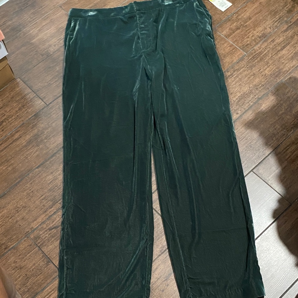 a new day Elegant Velvet Trousers